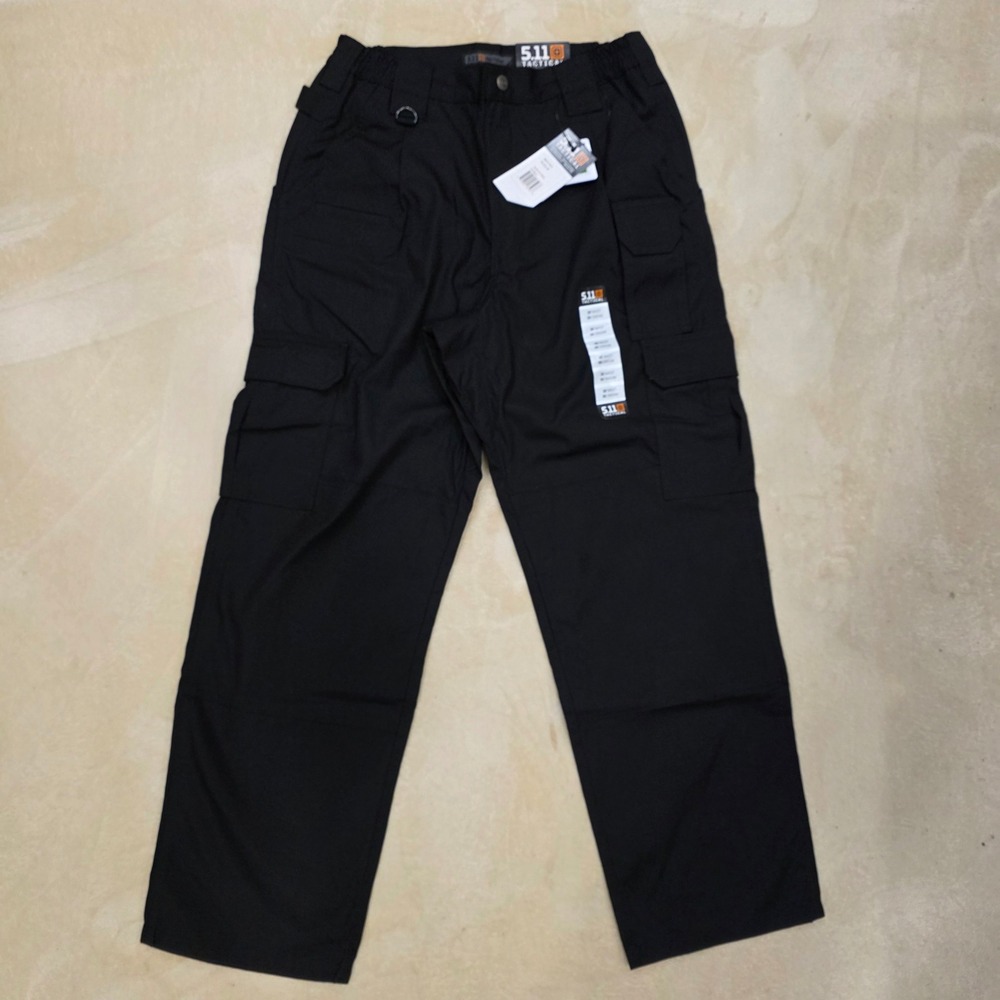 5.11 Tactical Men's Taclite Pro Pants Black W32 L30 NWT Style 74273 Ripstop - Picture 1 of 7